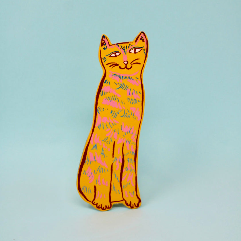 Ark Cat Tails bookmark in yellow