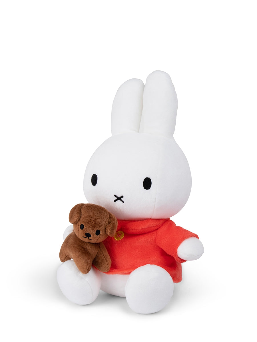 Miffy in red dress With Snuffy dog Soft Toy - 33cm