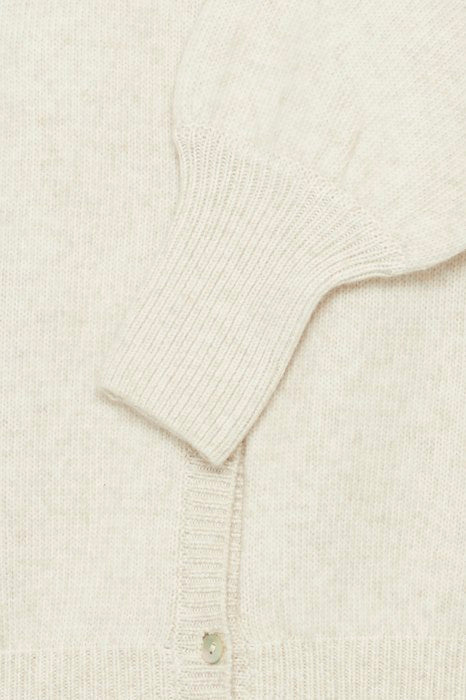 Fransa Elly Cardigan in Limestone Melange