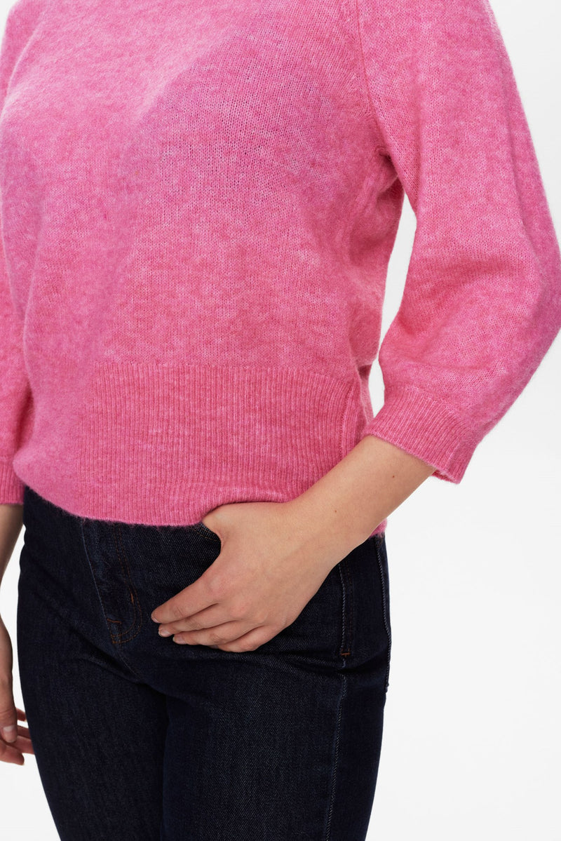 Numph Nurietta Pullover in Pink Cosmos