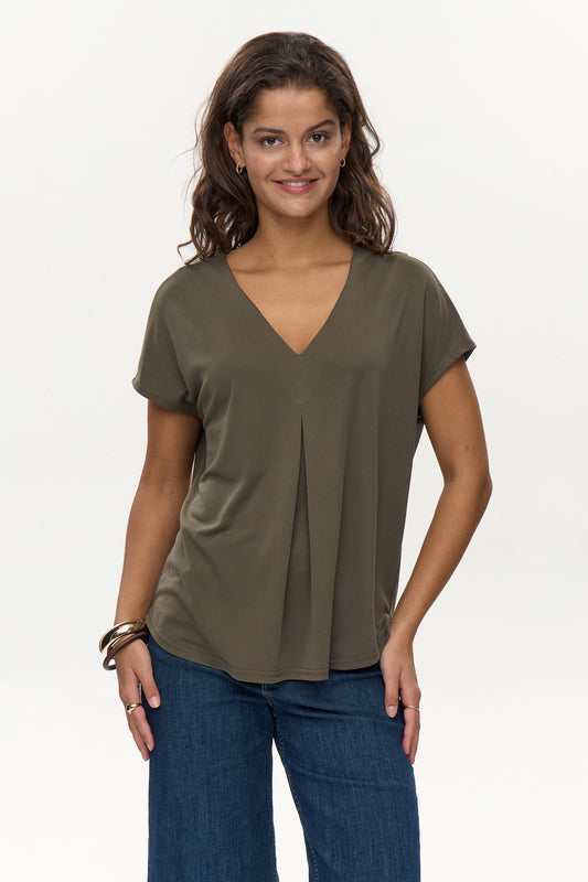 Numph Tilia Blouse in Grape Leaf