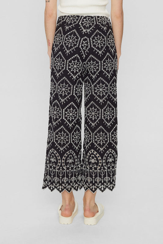Numph Evelyn Pants in Caviar
