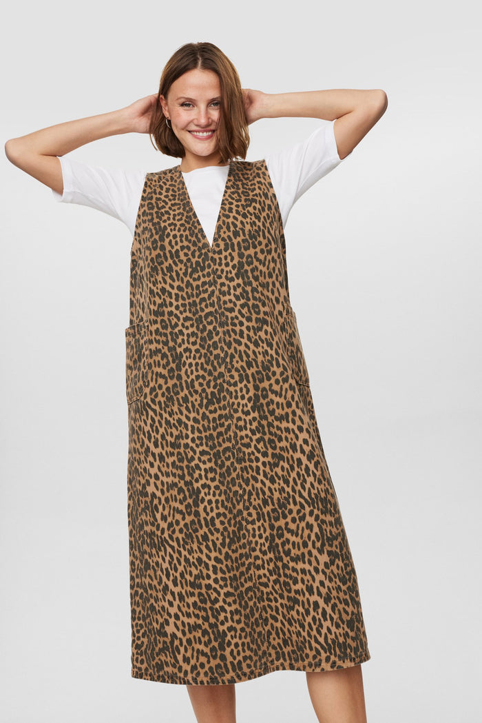 Numph Gigi Dress in Tiger Eye