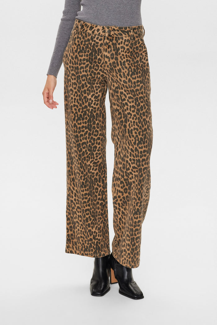 Numph Gigi Pants in Tiger Eye