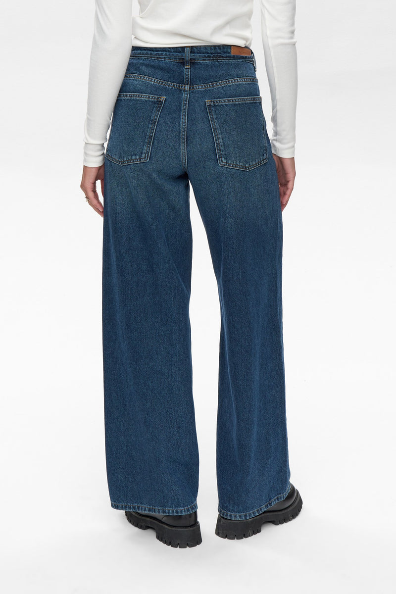 Numph Brooklyn Jeans in Dark Blue Denim