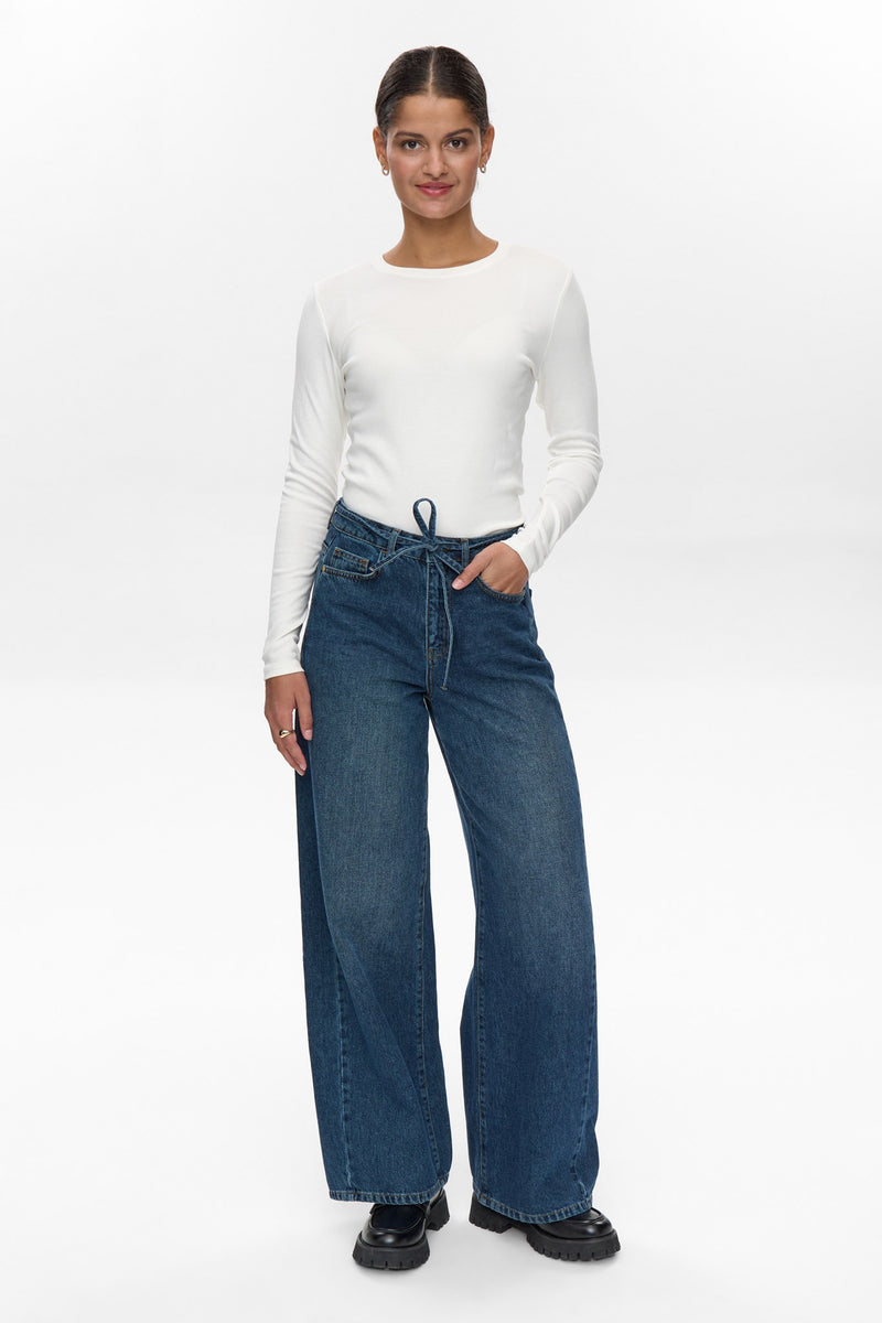 Numph Brooklyn Jeans in Dark Blue Denim