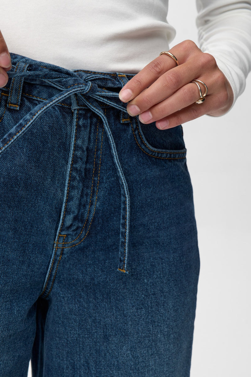 Numph Brooklyn Jeans in Dark Blue Denim