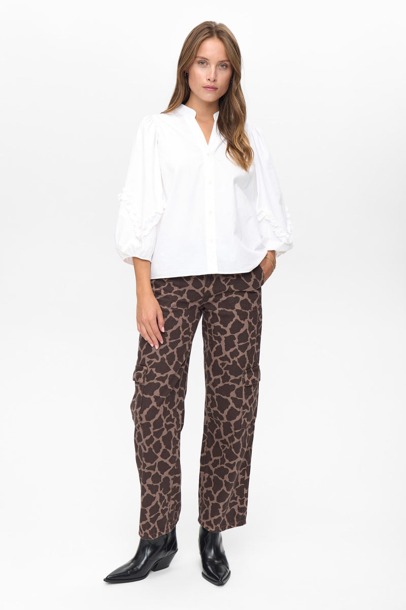 Numph Aiko Shirt in Bright White