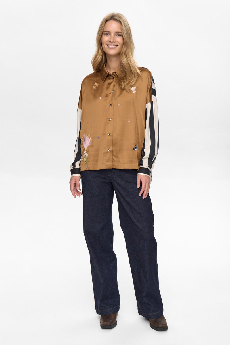 Numph Minzu Shirt in Cumin