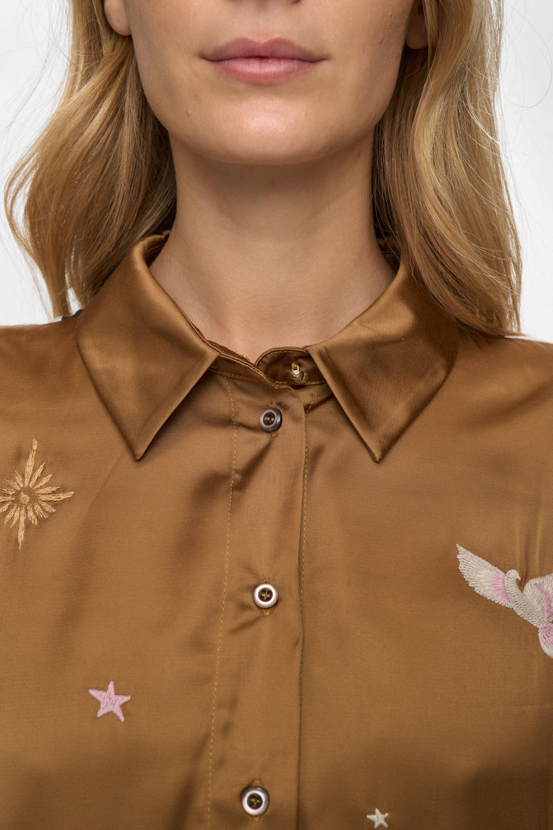 Numph Minzu Shirt in Cumin