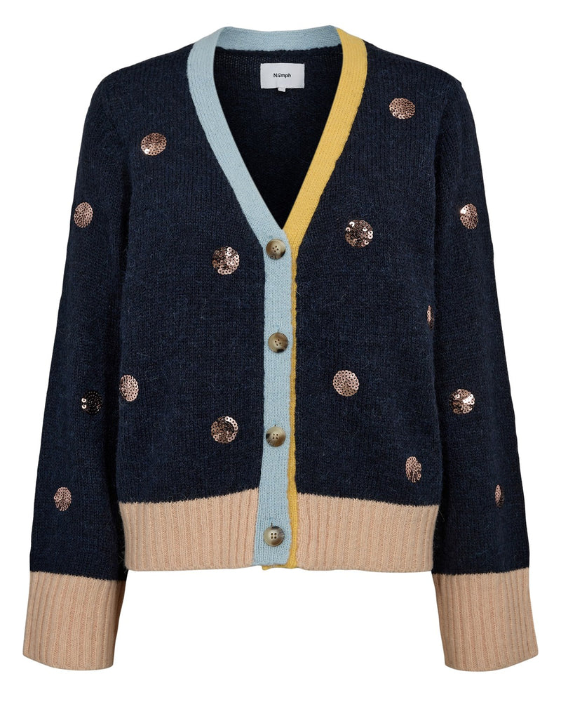 Numph Atmy Cardigan in Dark Sapphire