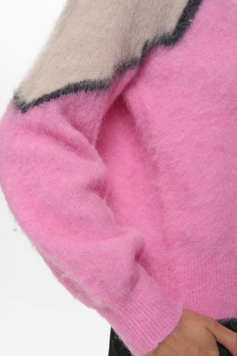 Numph Marna Suri Pullover in Lilac Sachet