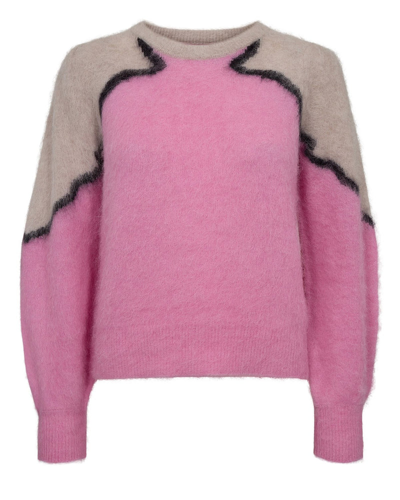 Numph Marna Suri Pullover in Lilac Sachet