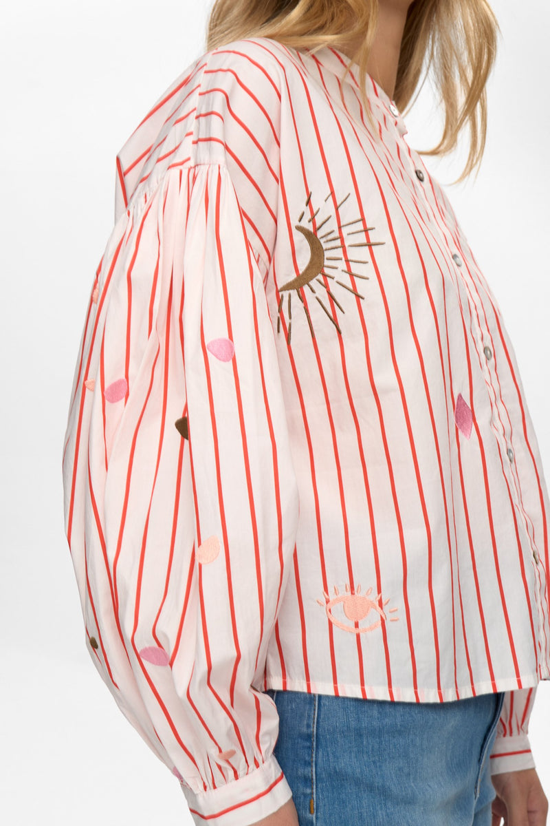 Numph Soleima Shirt in Cloud Dancer