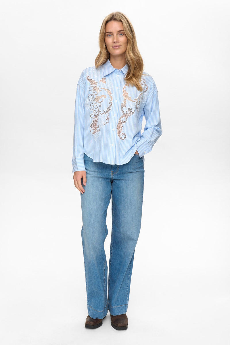 Numph Valerie Shirt in Hydrangea