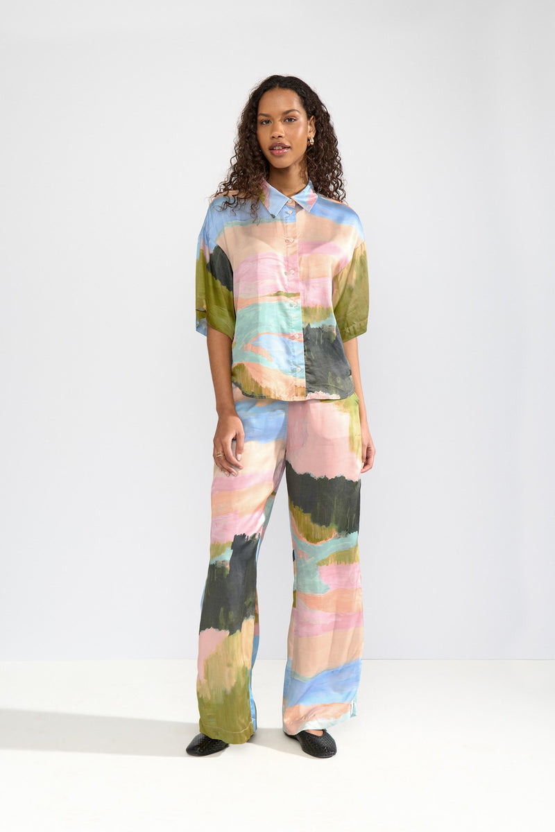 Numph Meadow Shirt in Peony