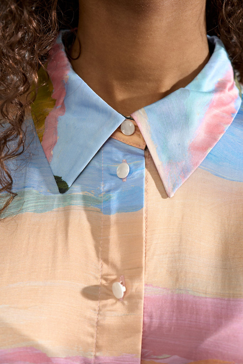 Numph Meadow Shirt in Peony