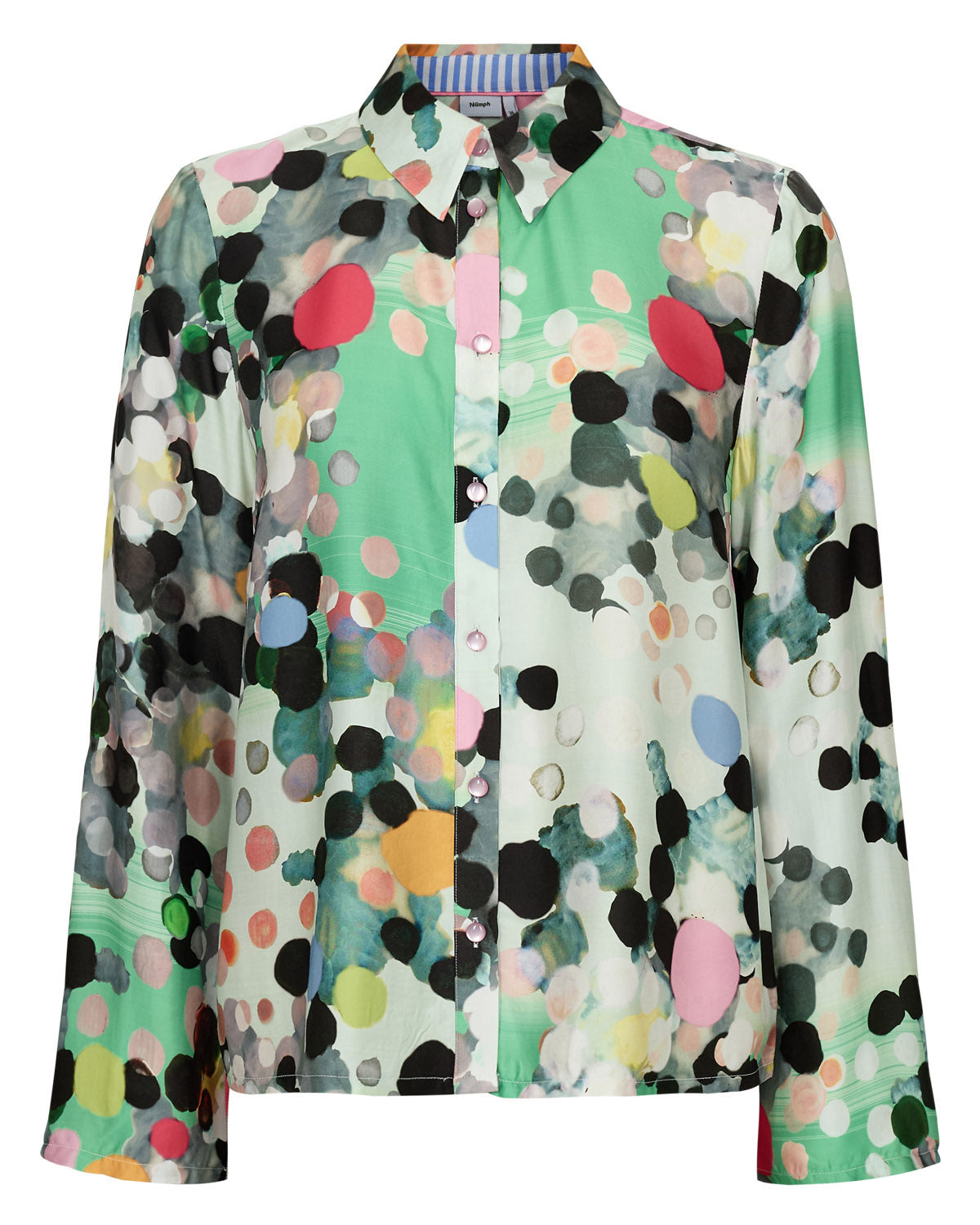 Numph Nori Shirt in Absinthe Green