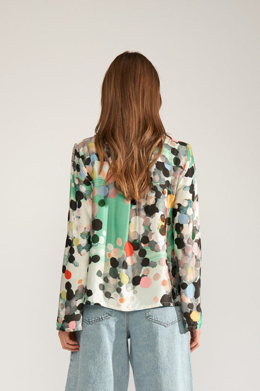 Numph Nori Shirt in Absinthe Green