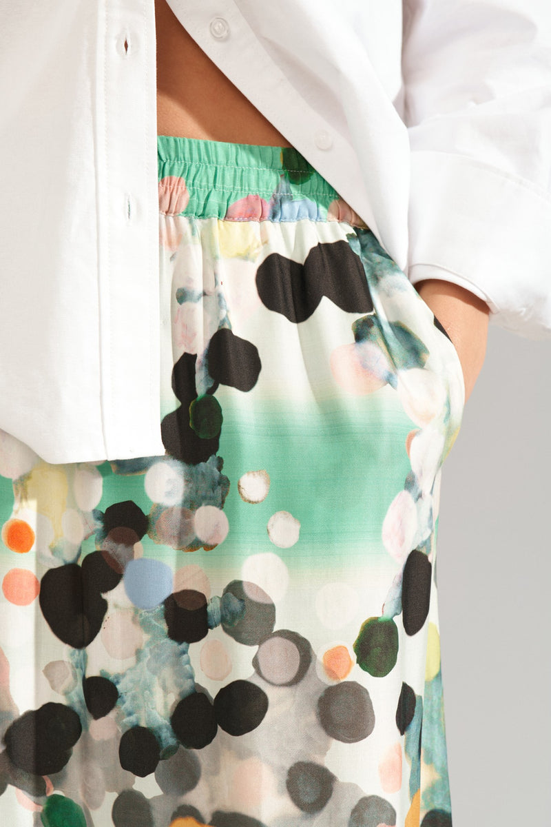 Numph Nori Skirt in Absinthe Green