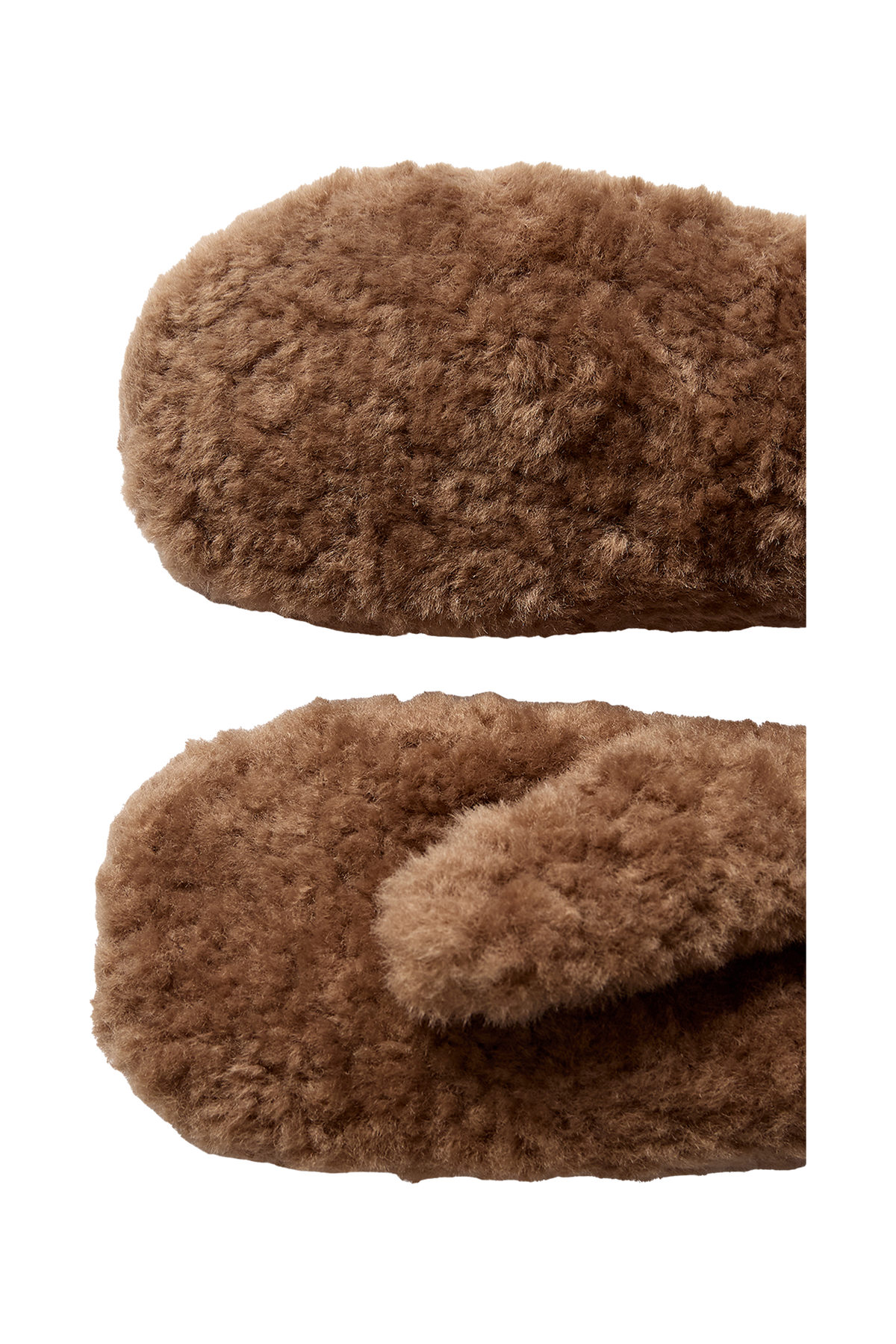 Numph Rixa Mittens in Taupe Gray