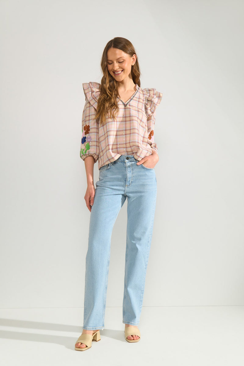 Numph Maggi Blouse in Fig
