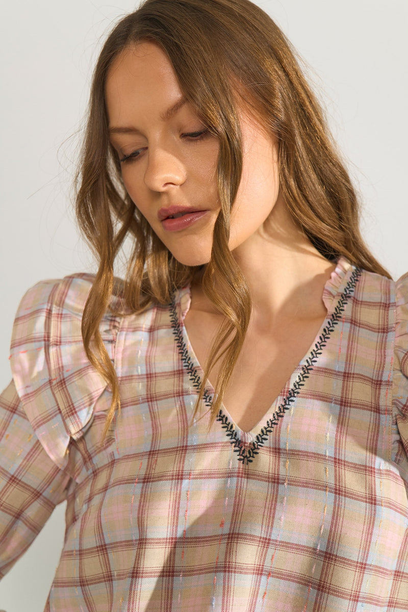 Numph Maggi Blouse in Fig