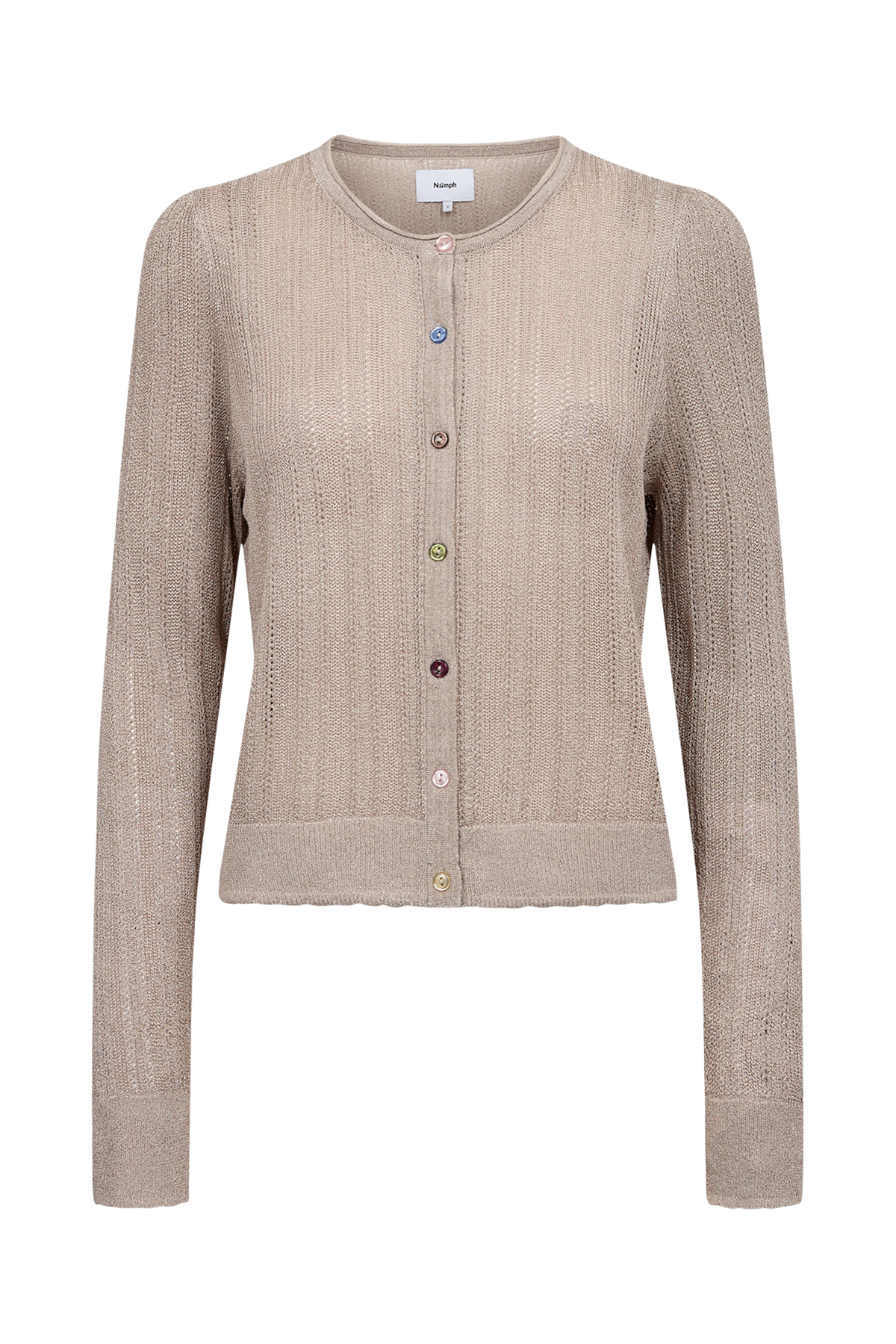 Numph Milsa Cardigan in Gray Morn