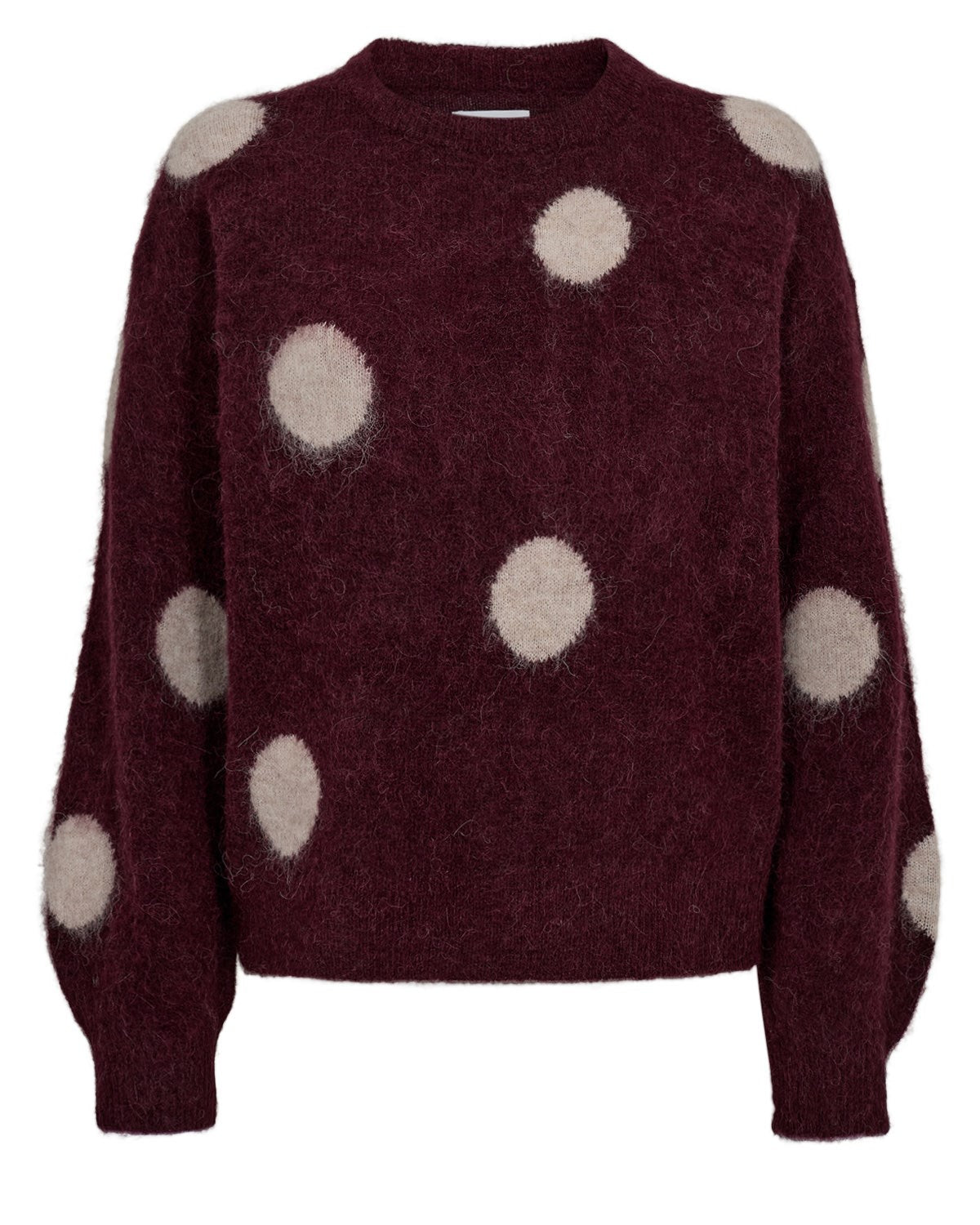 Numph Suri Dot Pullover in Fig