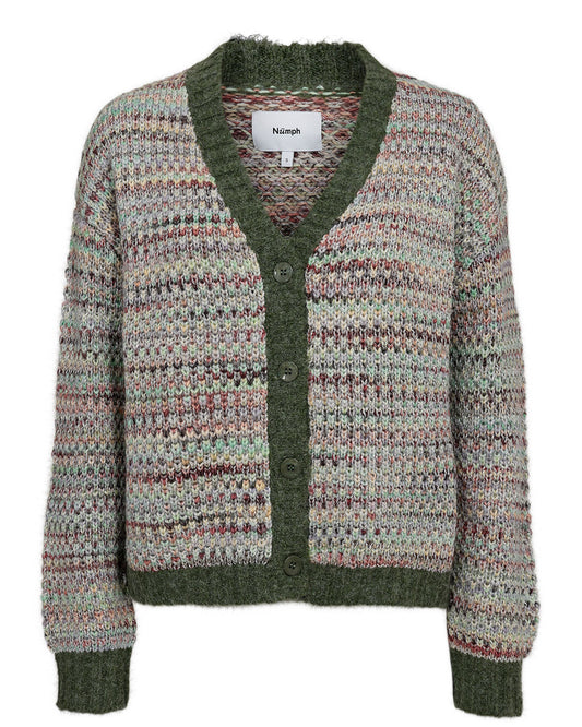 Numph Sami Cardigan in Forest Night