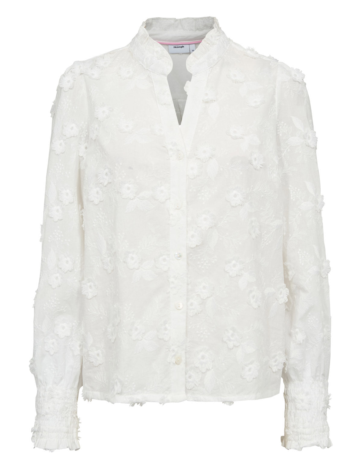 Numph Lenea Shirt in Bright White