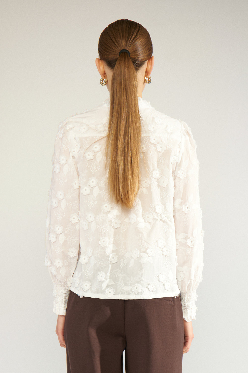 Numph Lenea Shirt in Bright White