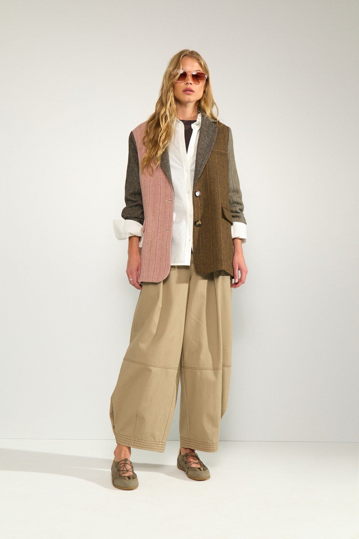 Numph Avey Herringbone Blazer in Polignac