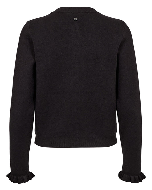 Numph Noni Cardigan in Caviar