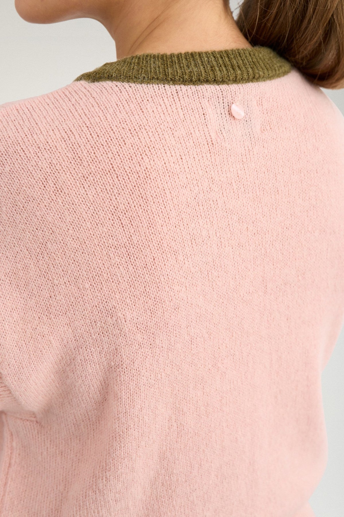 Numph Yppa Embroidery Vest in Peachskin
