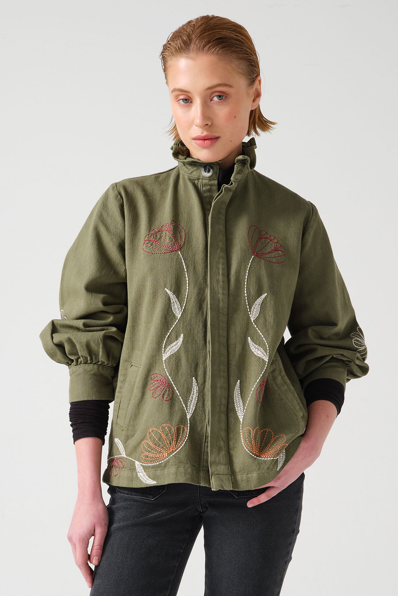 seventy + mochi Flor Pablo Jacket in Khaki