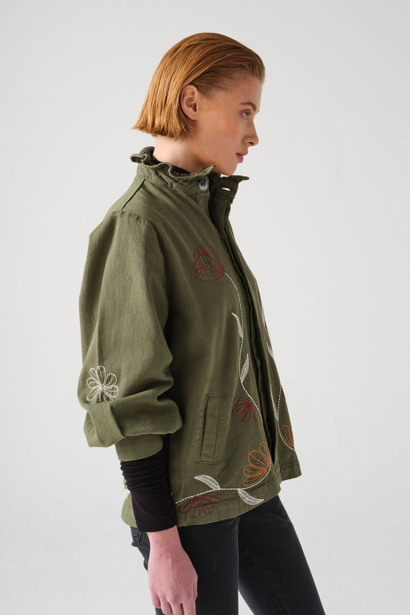 seventy + mochi Flor Pablo Jacket in Khaki