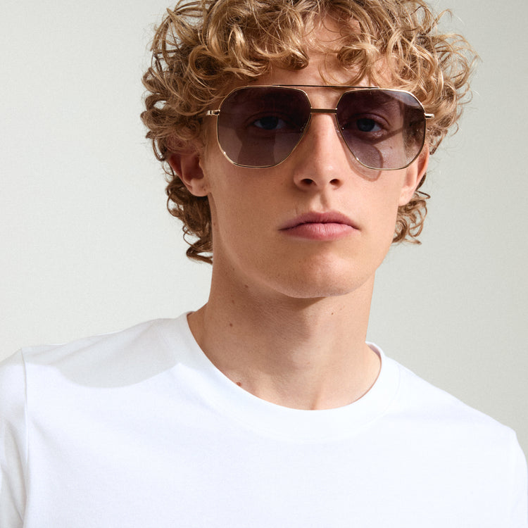 Pilgrim ANA sunglasses grey/gold