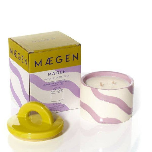 MÆGEN - Pablo Pots Candle - Water Lotus & Rose