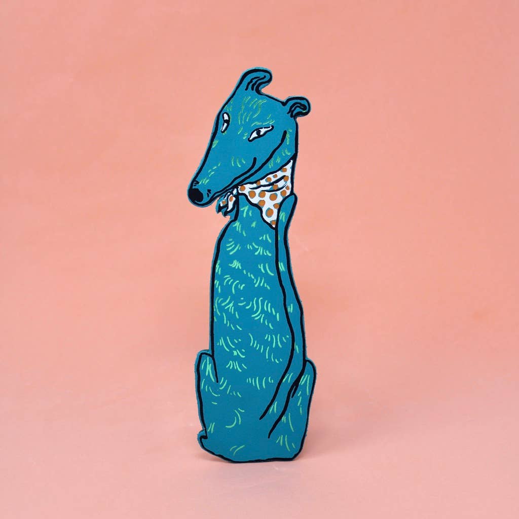 Dog Tails Bookmark: Turquoise