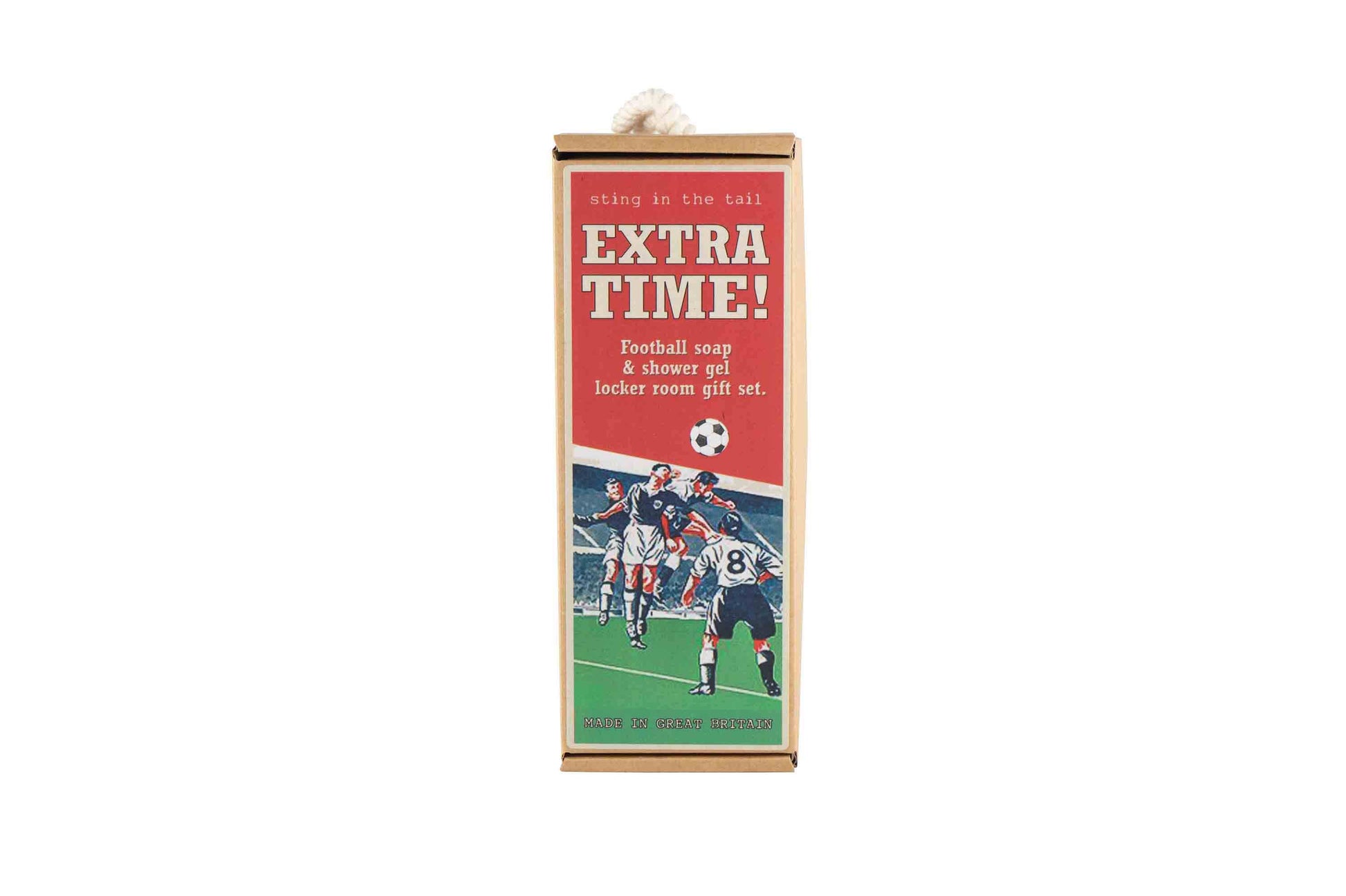 Football Gift Box - soap on a rope and showergel