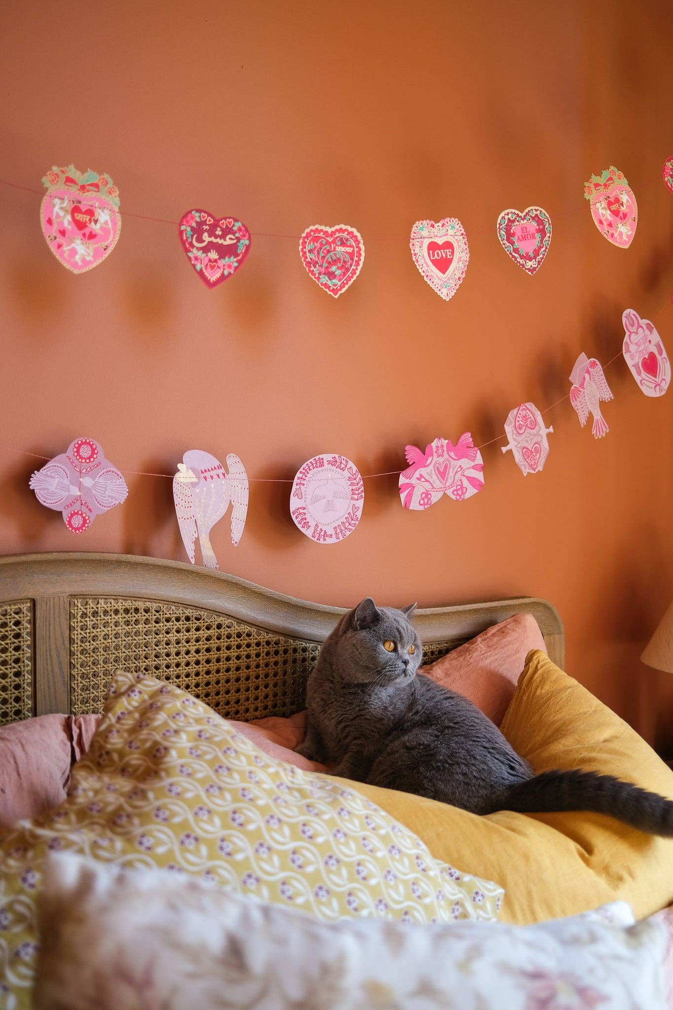 East End Press - Love Birds Sewn Garland