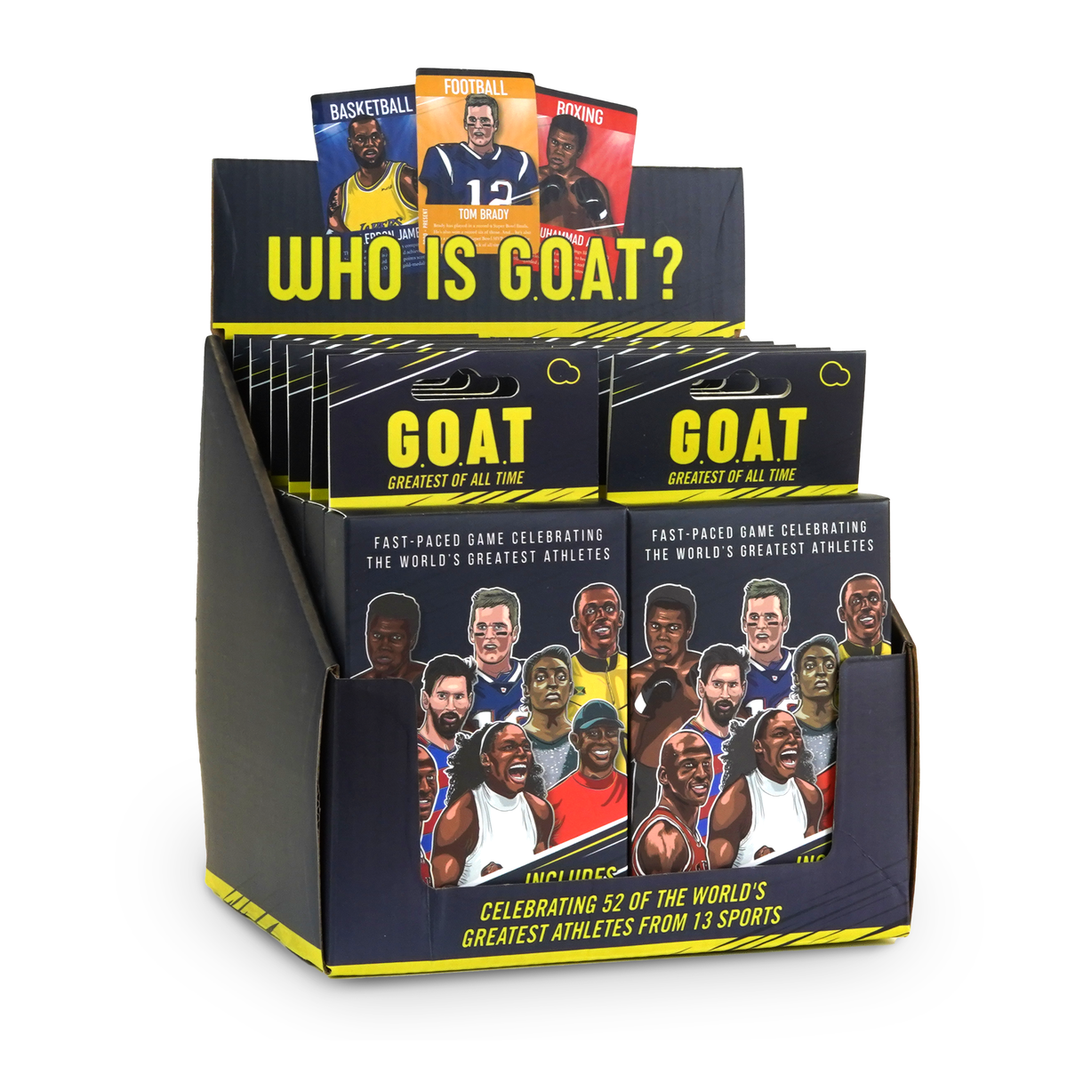 Bubblegum Stuff UK - GOAT | Fast-Paced Family Card Game | Top Sports Fan Gift