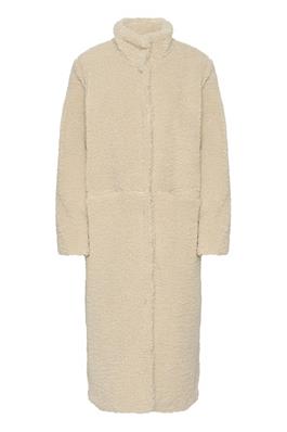 Saint Tropez Felicia Teddy Coat in Fog