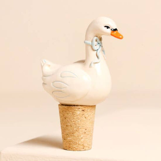 Lisa Angel - Swan Cork Bottle Stopper