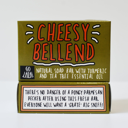 Go La La - Cheesy B***d - Turmeric and Tea tree soap  Funny Gift