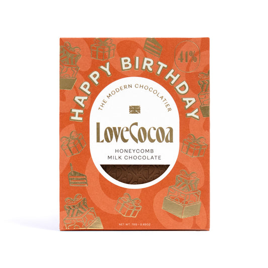 Love Cocoa H!P Happy Birthday Honeycomb Bar