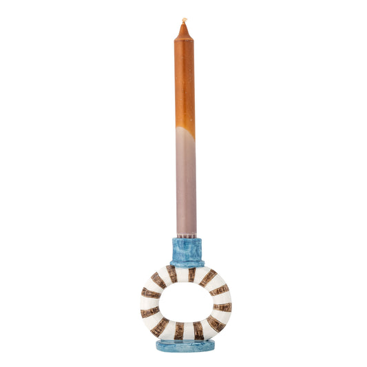Bloomingville Tacana Candle Holder, Blue