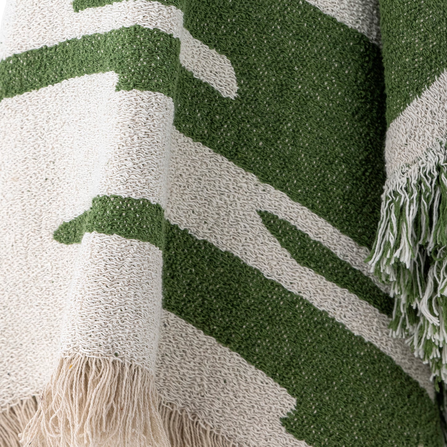 Bloomingville Haxby Throw Green