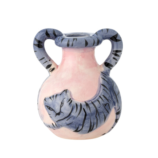 Bloomingville Ryker Candle Holder Blue